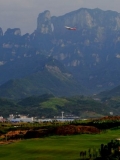 张家界荷花机场之天门山全景图片