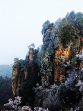 张家界雪景初冬首场雪图片欣赏