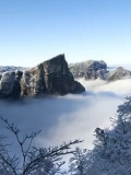 2015年张家界天门山雪景图片欣赏